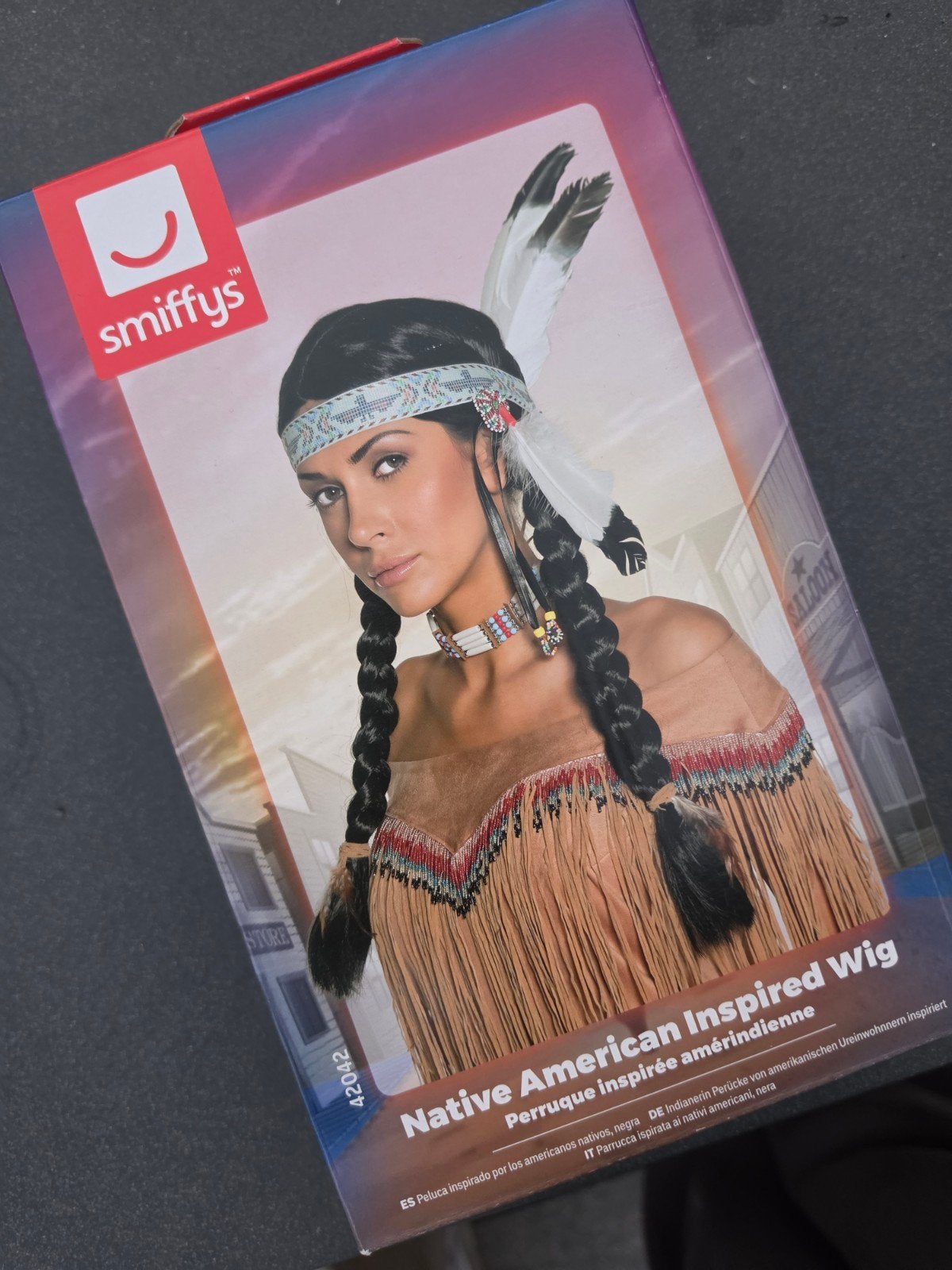 Nieuw! Indianen pruik one size, Kleding | Dames, Ophalen of Verzenden, Nieuw, Maat 38/40 (M), Carnaval