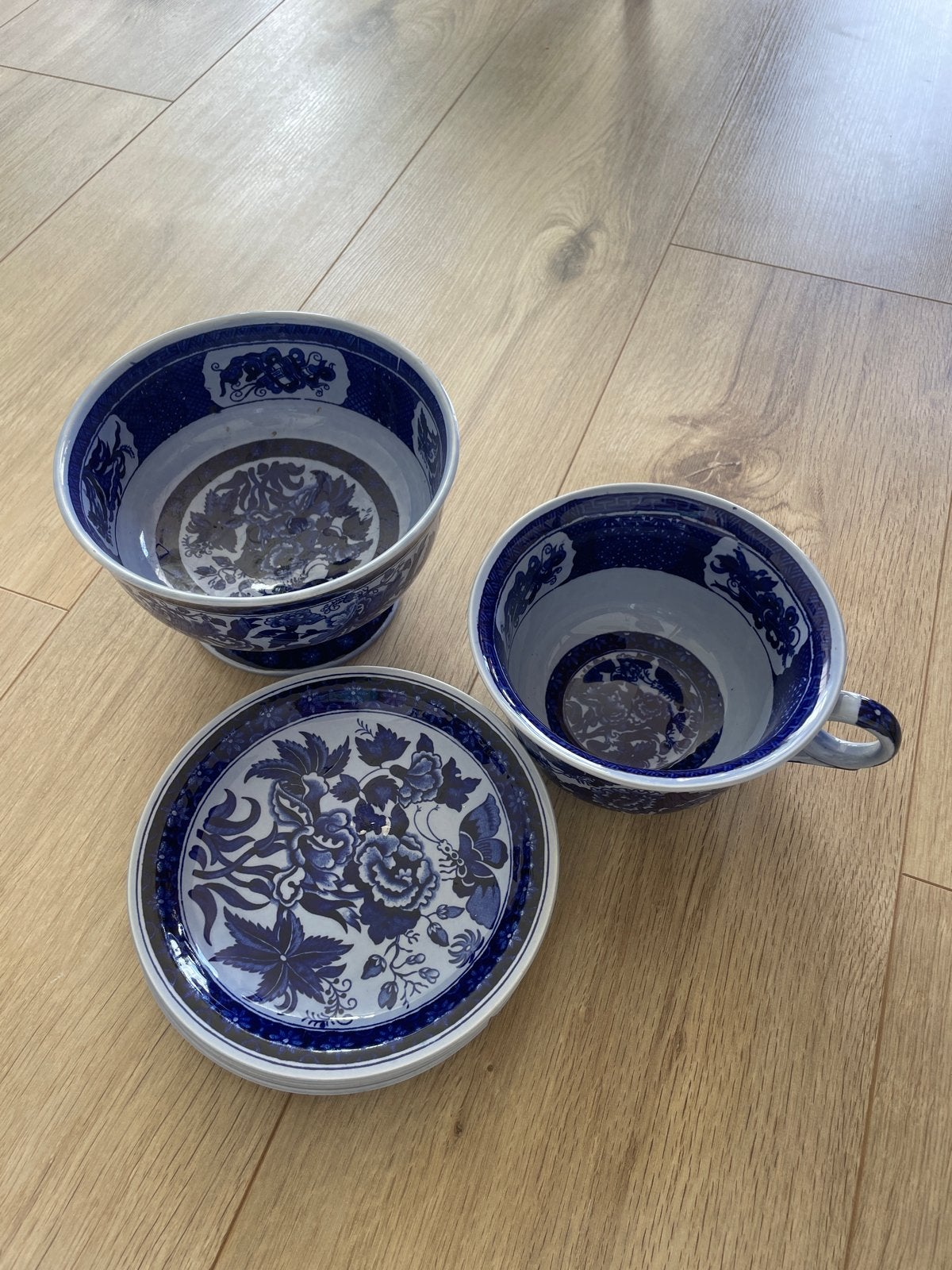 Royal Sphinx Holland Tecla Delfts Blauw Servies Set, Ophalen