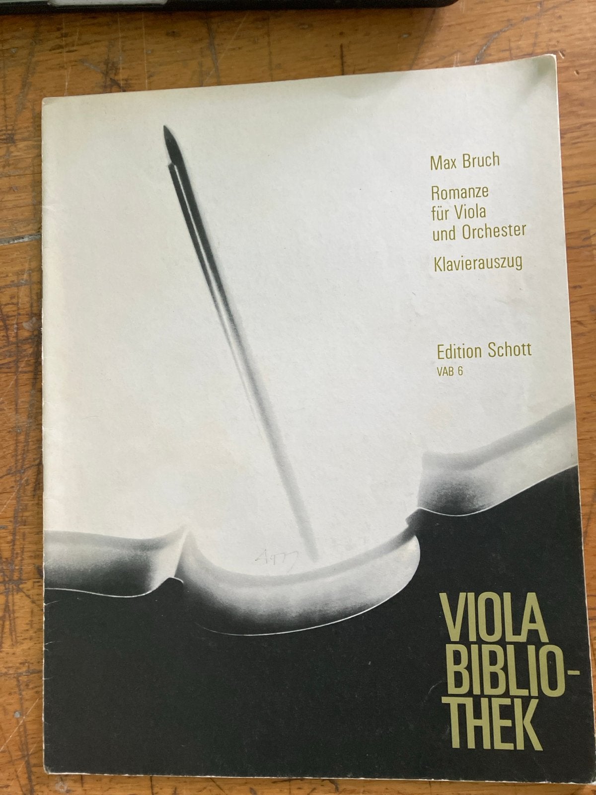 Max Bruch: Romanze voor altviool en orkest (Klavierauszug), Gebruikt, Klassiek, Ophalen of Verzenden, Viool of Altviool