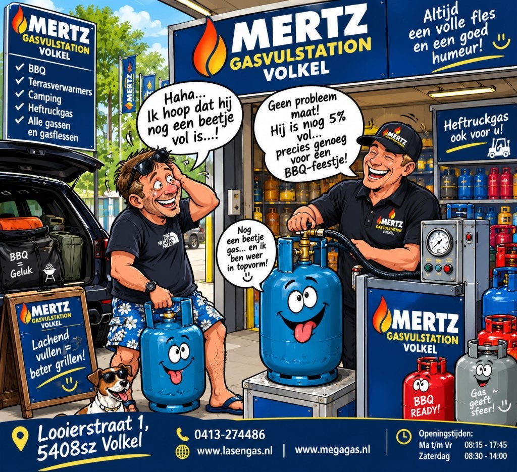 bbq gas propaan vullen kopen gasfles, Ophalen, Nieuw