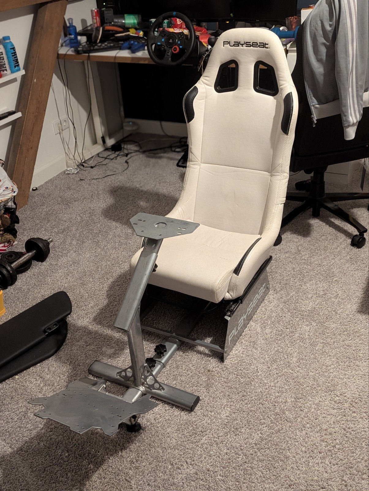 Playseat racestoel Wit, Ophalen, Overige merken, Gebruikt