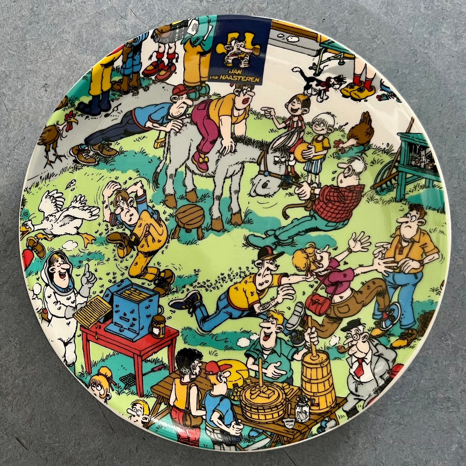 Jan van Haasteren bordje ø 18 cm NIEUW