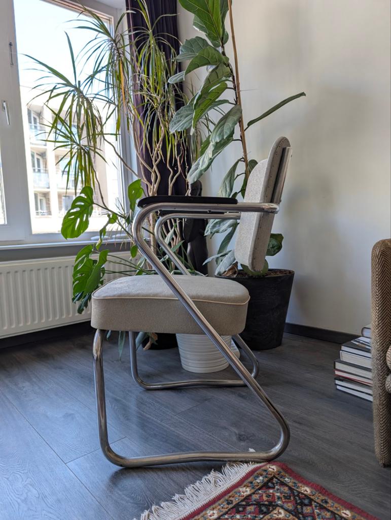 Vintage D3 Fana paperclip stoel, Antiek en Kunst, Antiek | Meubels | Stoelen en Banken, Ophalen