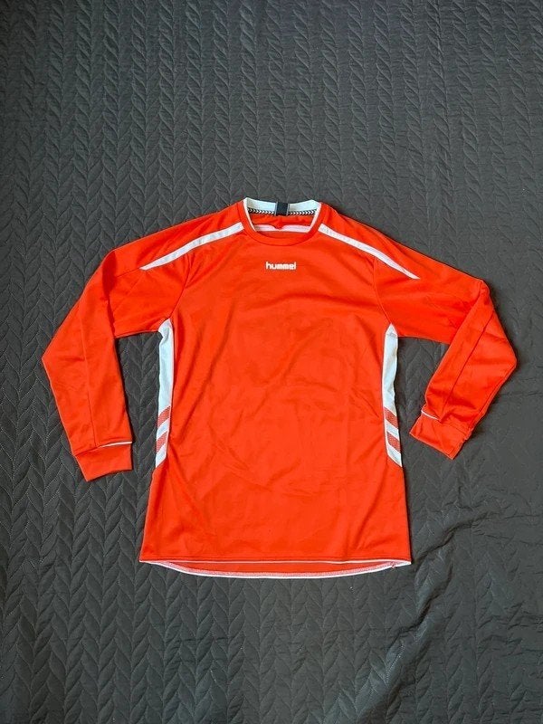 Hummel wedstrijdshirt M, Oranje, Voetbal, Gedragen, Hummel