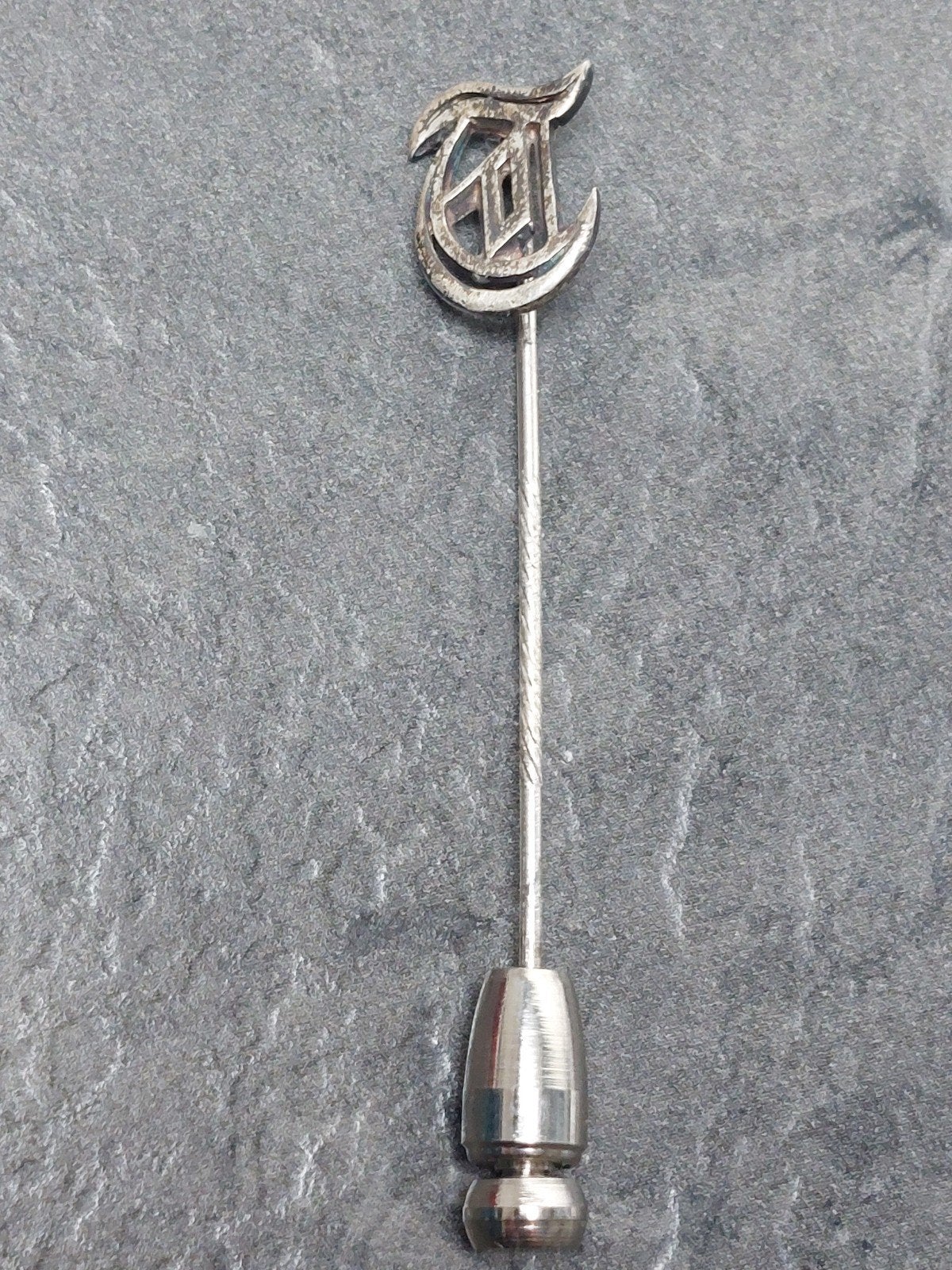 zilveren 925/835 telegraaf speldje pin, Ophalen of Verzenden, Zo goed als nieuw, Merk, Speldje of Pin