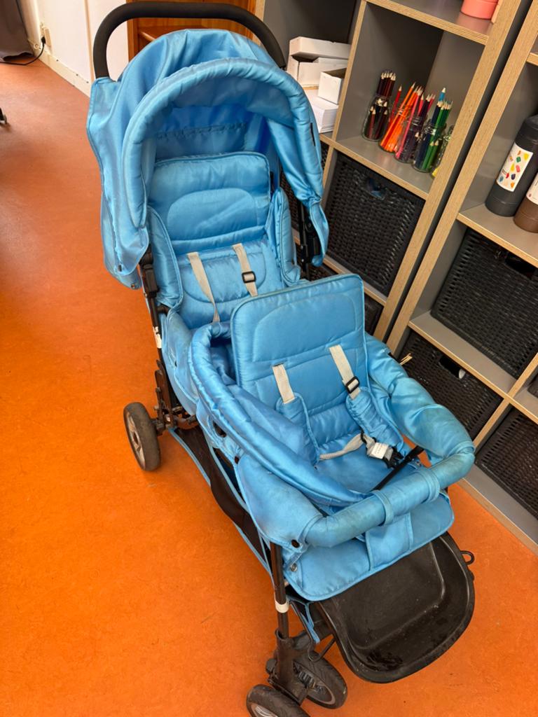 Duo buggy, Kinderen en Baby's, Buggy's, Ophalen, Gebruikt
