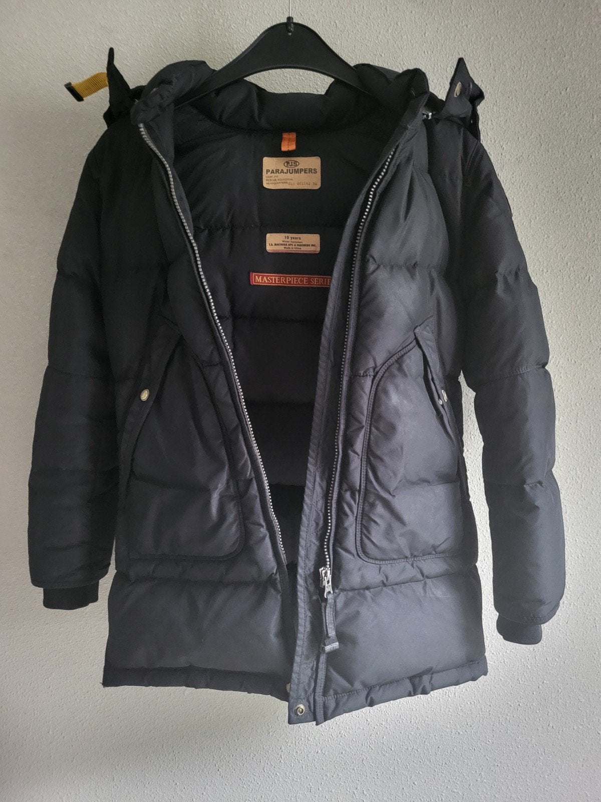 Parajumpers Winterjas Zwart Maat 10 tot 12Jaar, Ophalen of Verzenden, Zo goed als nieuw, Parajumpers, Jongen of Meisje