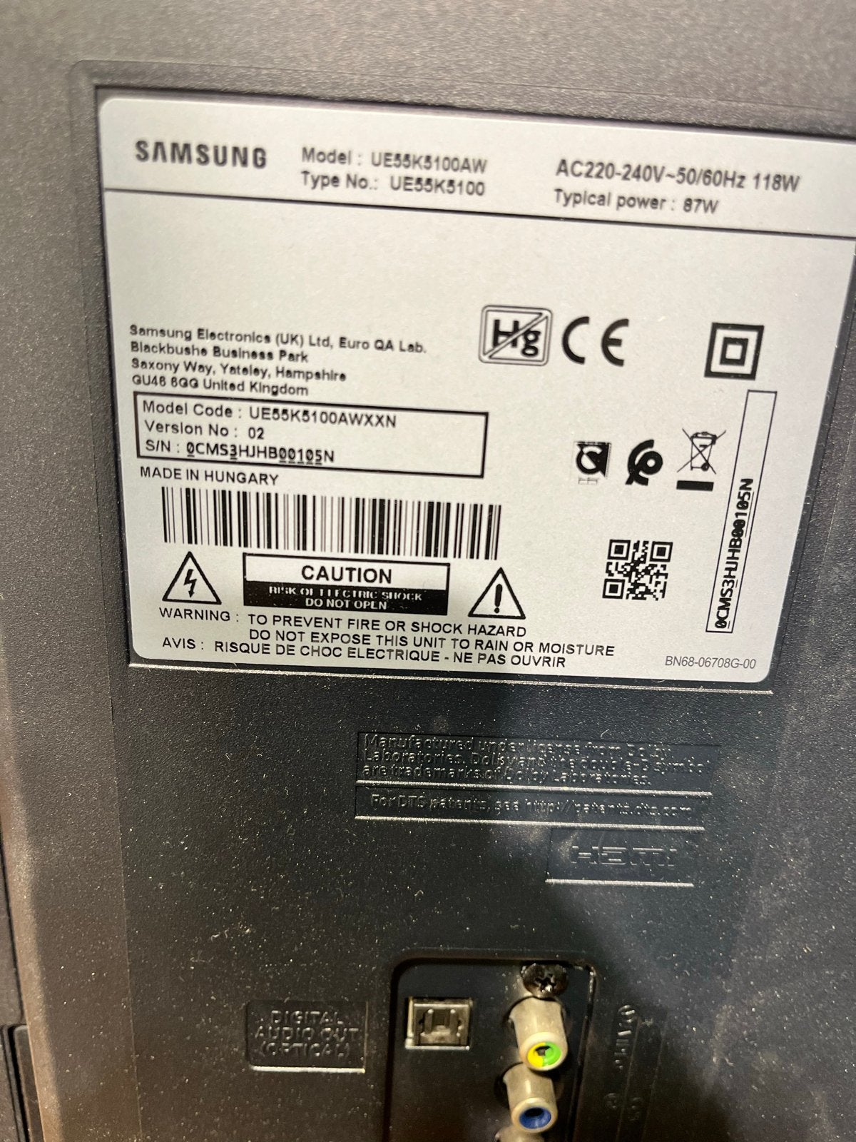 Samsung UE55K5100AW 55 inch Full HD LED TV, 50 Hz, Ophalen of Verzenden, Samsung, 100 cm of meer