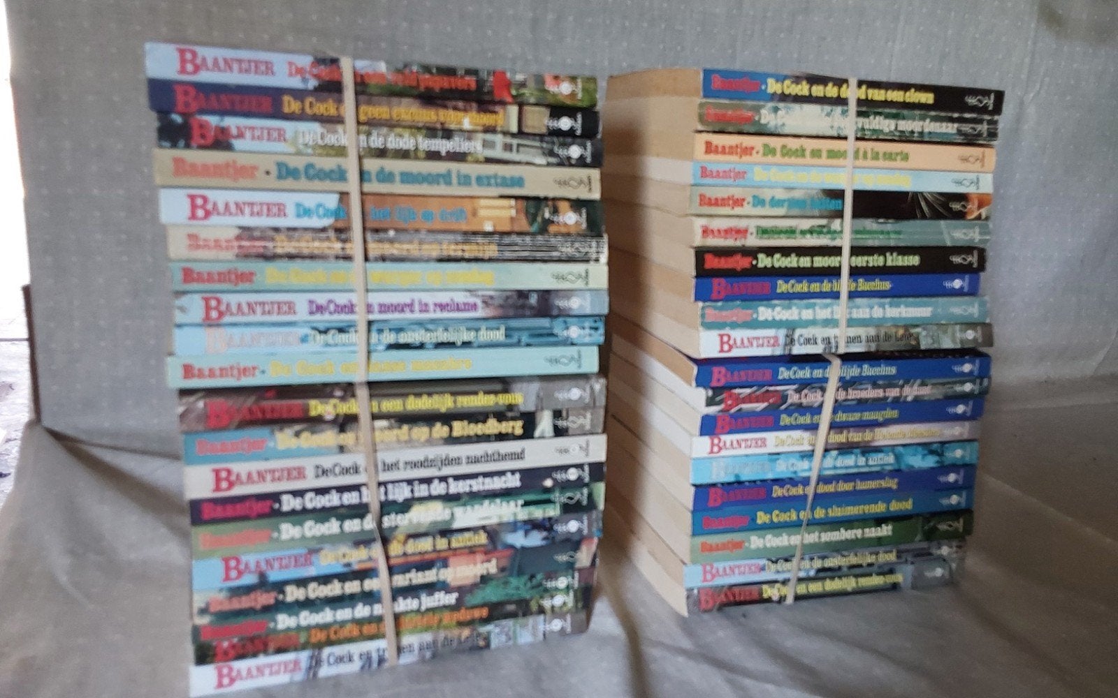 Grote collectie Baantjer boeken - De Cock serie 40 stuks, Ophalen, Gelezen, A.C. Baantjer