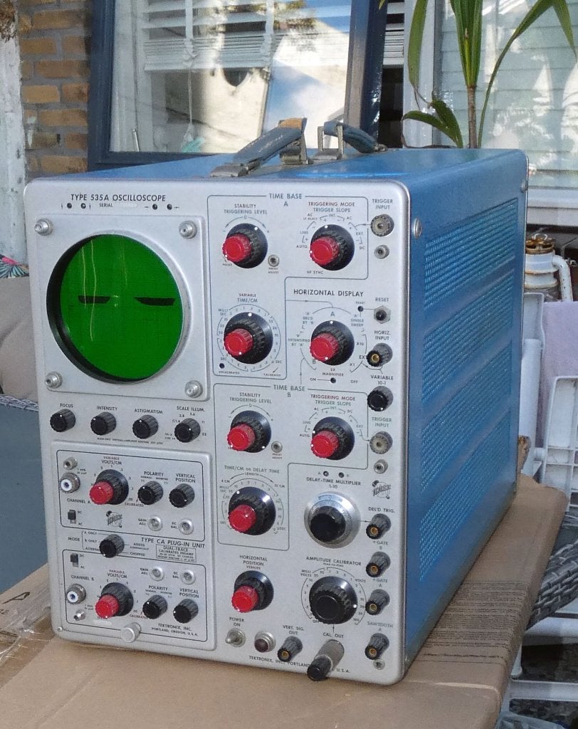 Tektronix 535A oscilloscoop, Ophalen of Verzenden, Gebruikt, Overige meters