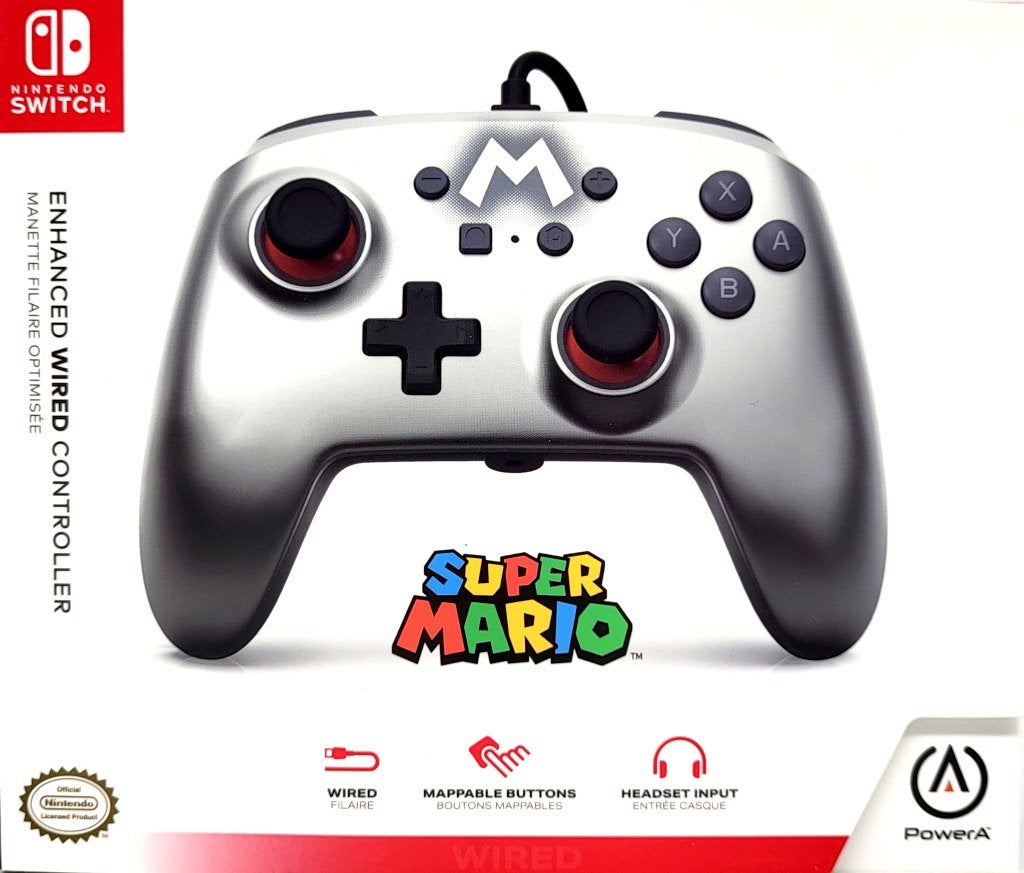 Nintendo Switch - PowerA Enhanced Wired Controller - Mario, Verzenden, Nieuw, Nvt, Nvt