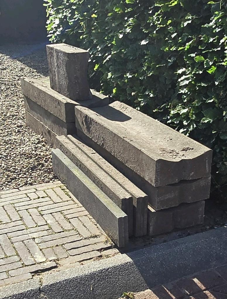 Gratis afhalen: watergootbanden, Ophalen, Gebruikt, Overige typen, Minder dan 5 m²