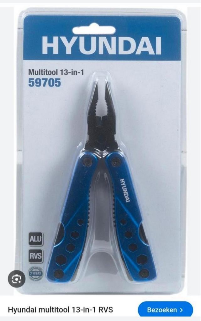 Campingtool Hyundai., Ophalen of Verzenden