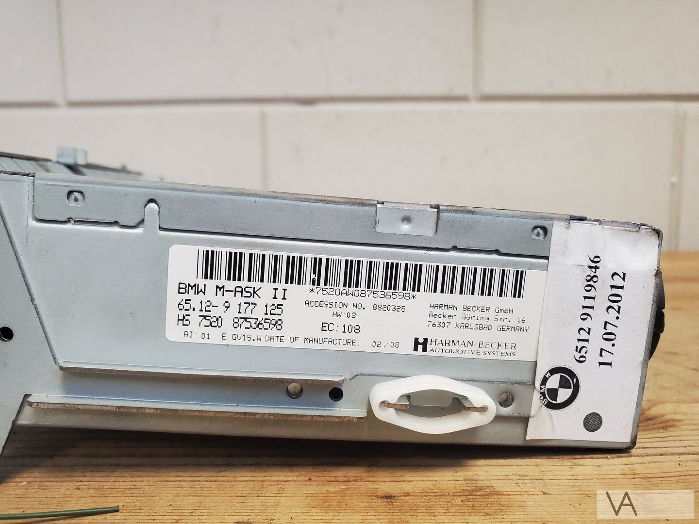 BMW 5 serie E60 E61 2007 -2010 radio M-ask navigatie 9177125, Gebruikt, -, -, Ophalen of Verzenden