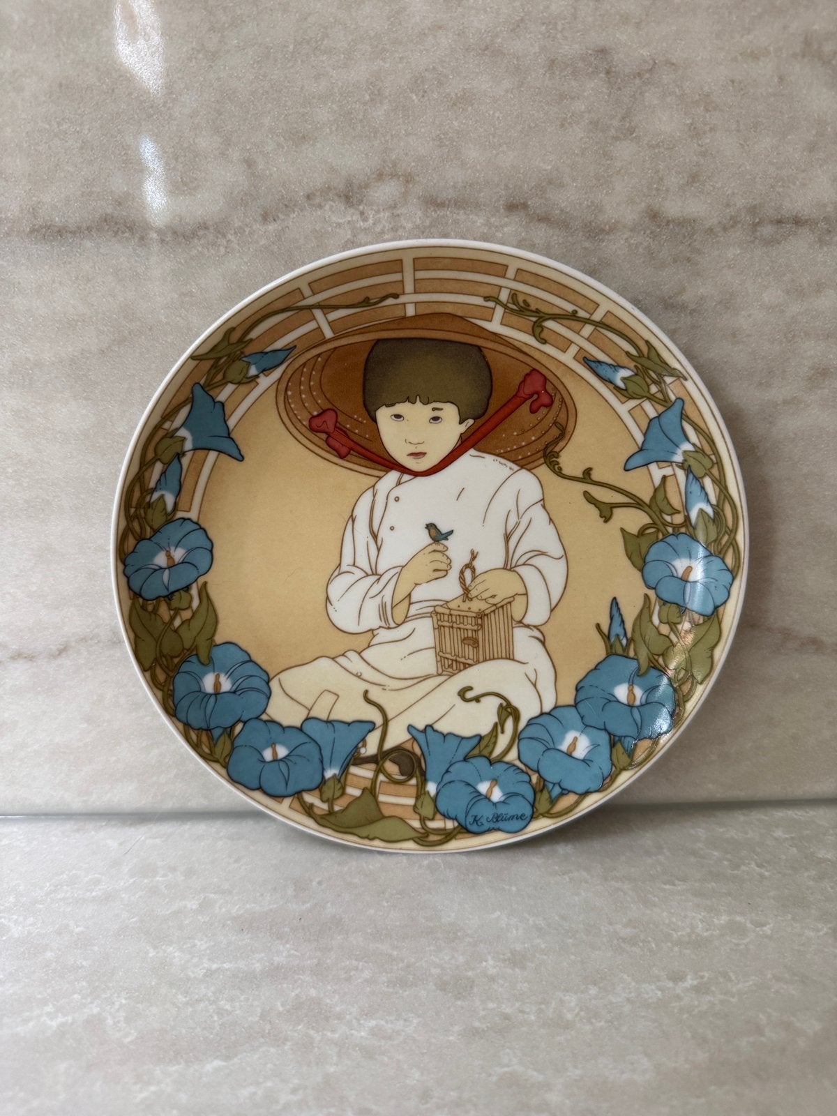 Villeroy & Boch / Heinrich Unicef Wandbord No. 2 Azië (1978), Verzamelen, Ophalen of Verzenden, Zo goed als nieuw, Overige onderwerpen