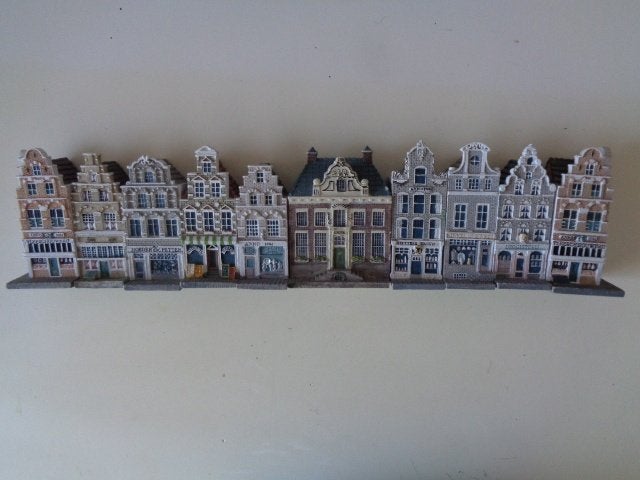 5031-35-2 : 10 grachtenhuisjes, Ophalen of Verzenden, Zo goed als nieuw, Overige typen