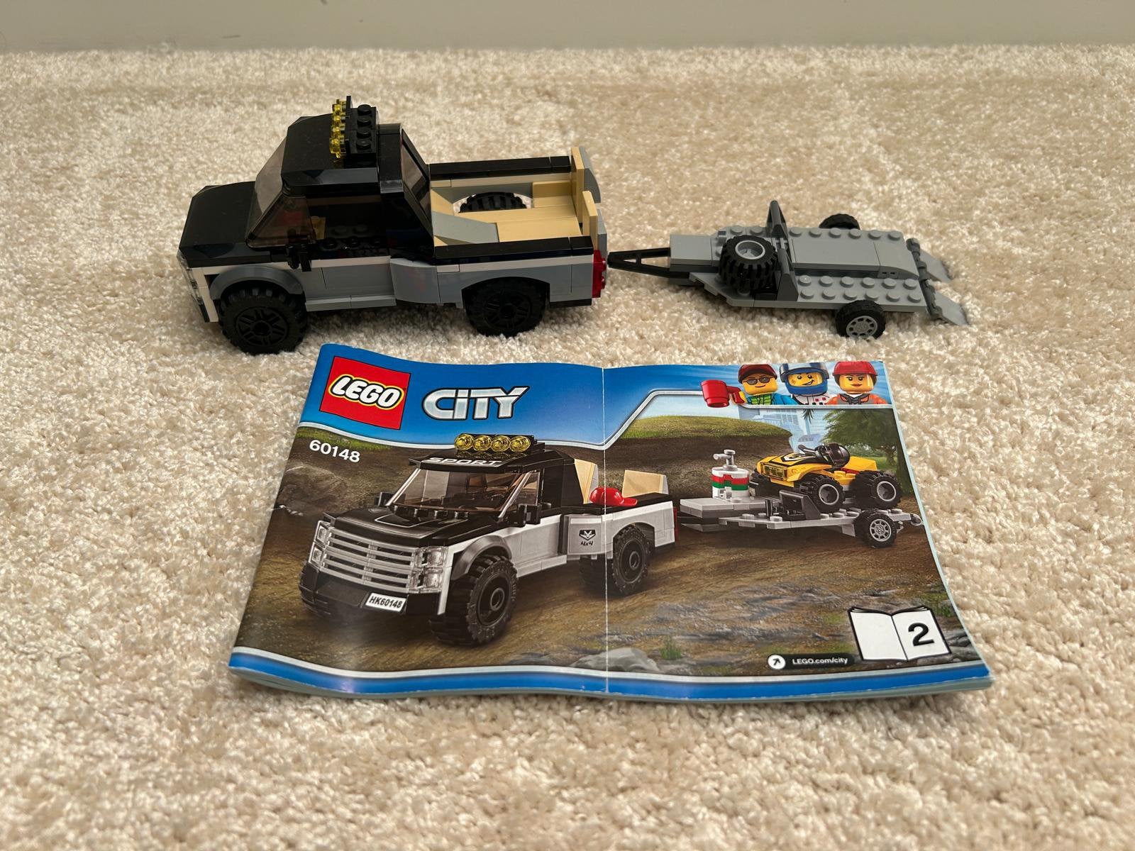 60148 lego Pick up truck, City, Lego, Ophalen of Verzenden, Zo goed als nieuw