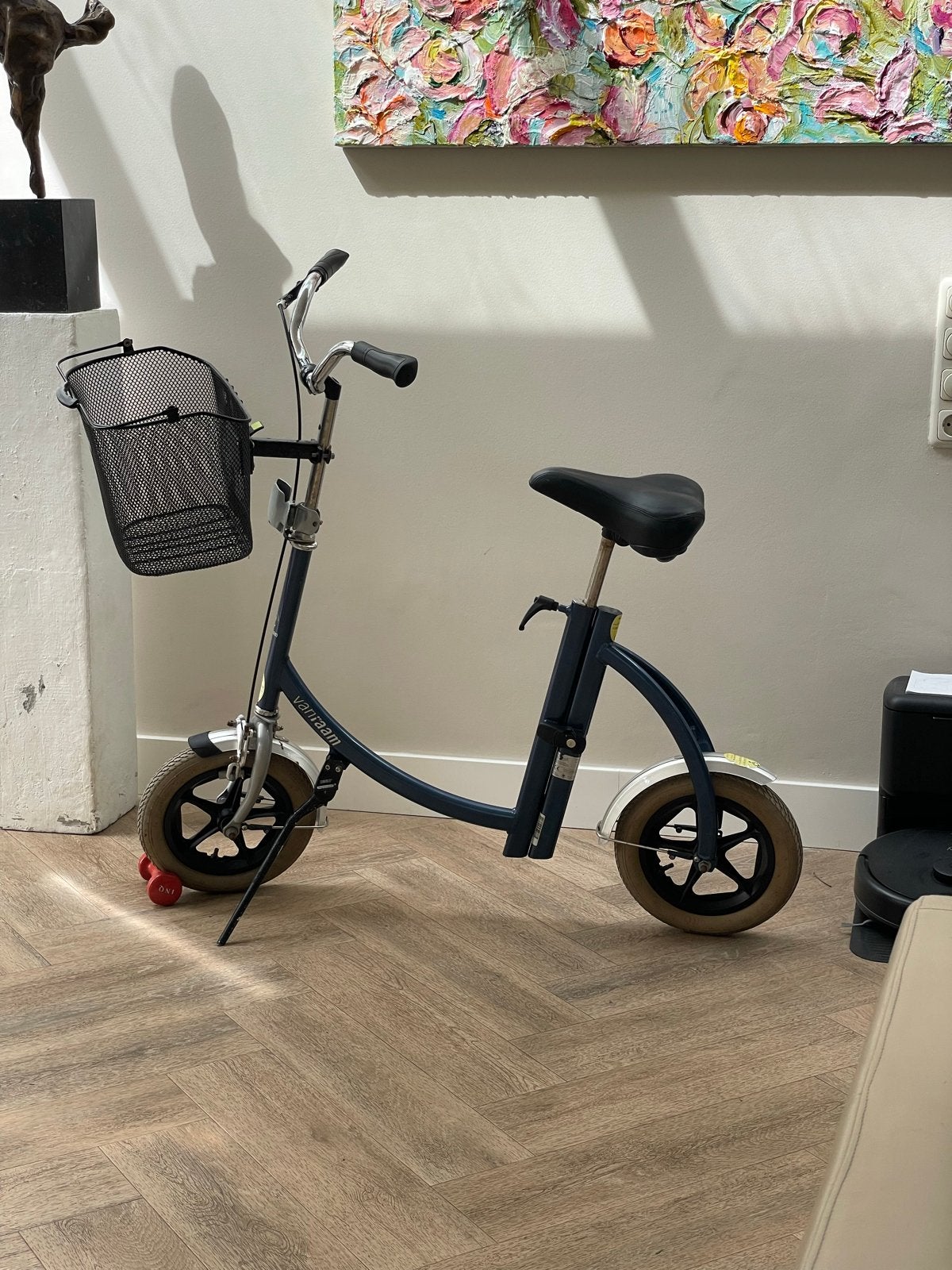 Loopfiets VanRaam opvouwbaar, Ophalen