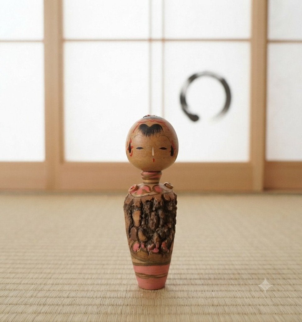 Leuke Kikawa/Koppo Kokeshi, Antiek en Kunst, Kunst | Niet-Westerse kunst, Hout, Handgemaakt, Verzenden, Japan
