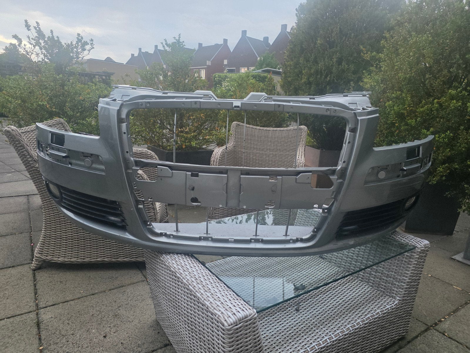 Audi A8 4E D3 Voorbumper facelift, Ophalen of Verzenden