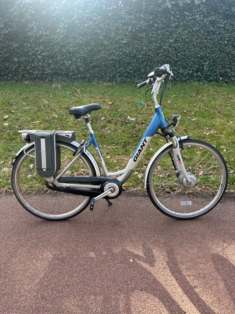 Giant Twist elektrische fiets met 2 accu’s, Fietsen en Brommers, Fietsen | Dames | Damesfietsen, Ophalen of Verzenden, Zo goed als nieuw