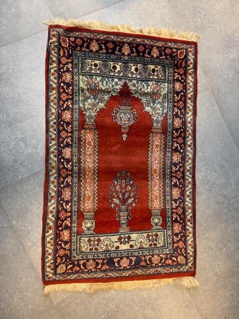 Perzisch kleed, 100 tot 150 cm, Blauw, Zo goed als nieuw, Rechthoekig