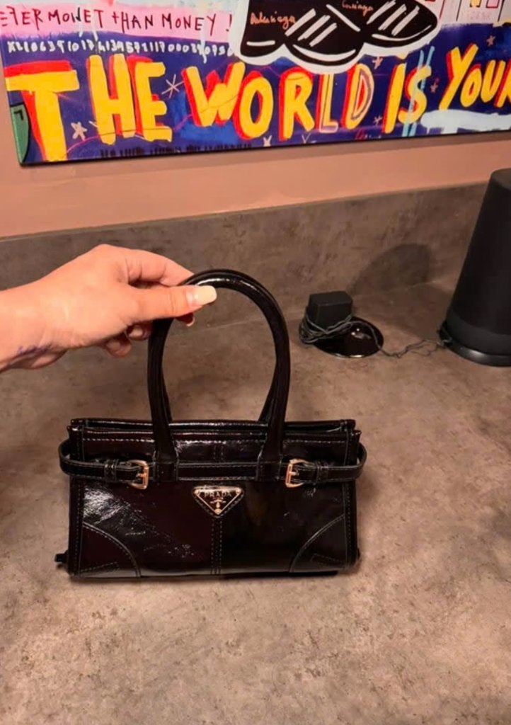 Prada tasje, Ophalen of Verzenden, Zwart