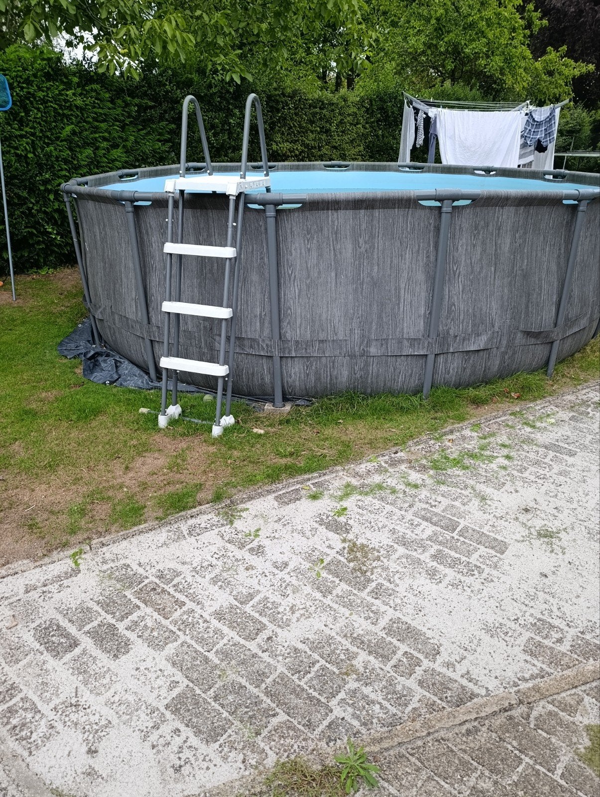 Intex Opzetzwembad 457x122 cm met zandfilterpomp, Gebruikt, Rond, 300 cm of meer, Ophalen