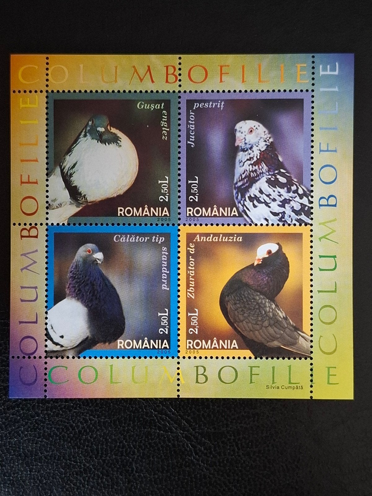 Roemenië 2005 Vogels Duiven, Ophalen of Verzenden, Overige landen, Postfris