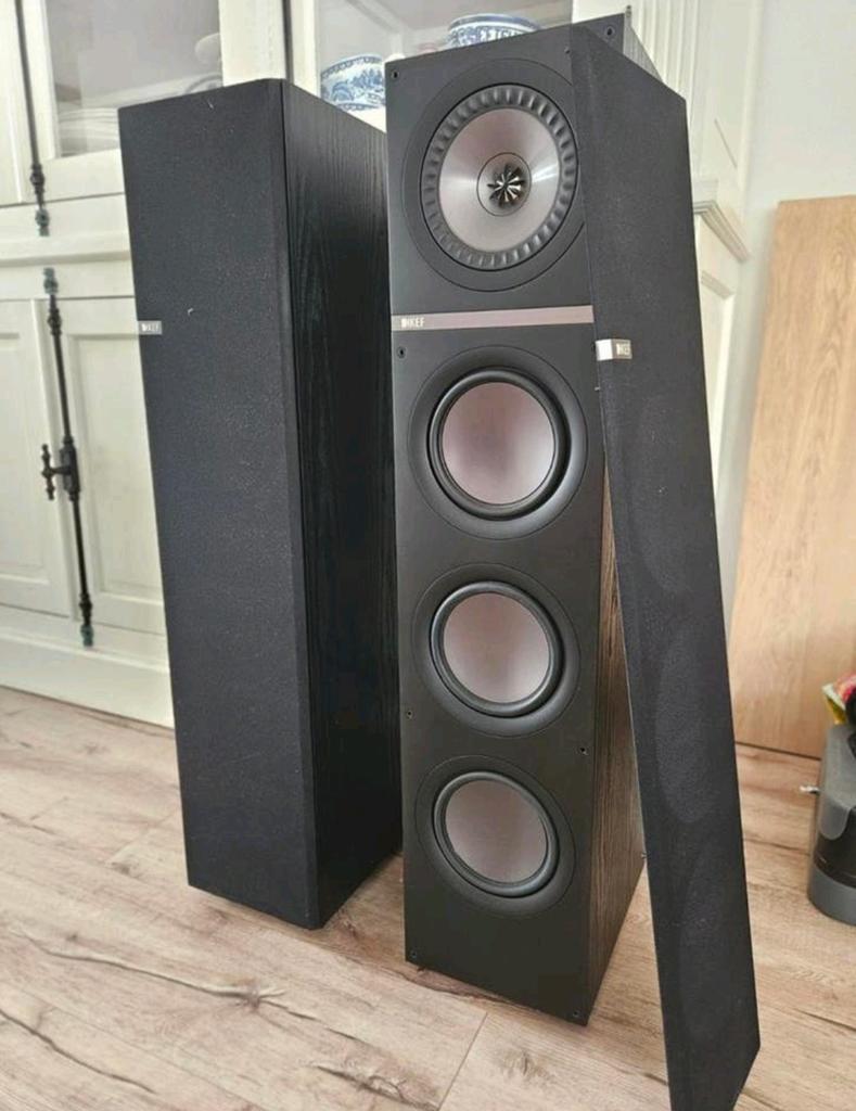 Kef Q700 Speakers in Uitstekende staat!, Audio, Tv en Foto, Zo goed als nieuw, 120 watt of meer, Front, Rear of Stereo speakers