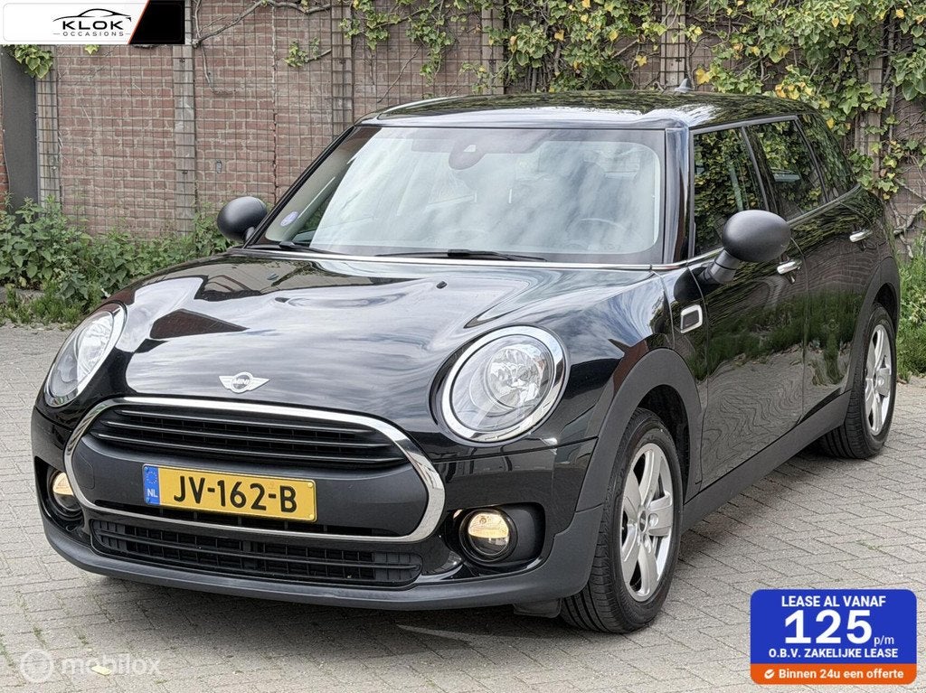 Mini Clubman 1.5 One Business NAP Clima Cruise Regensensor, Auto's, Mini, Voorwielaandrijving, Zwart, Handgeschakeld, 3 cilinders