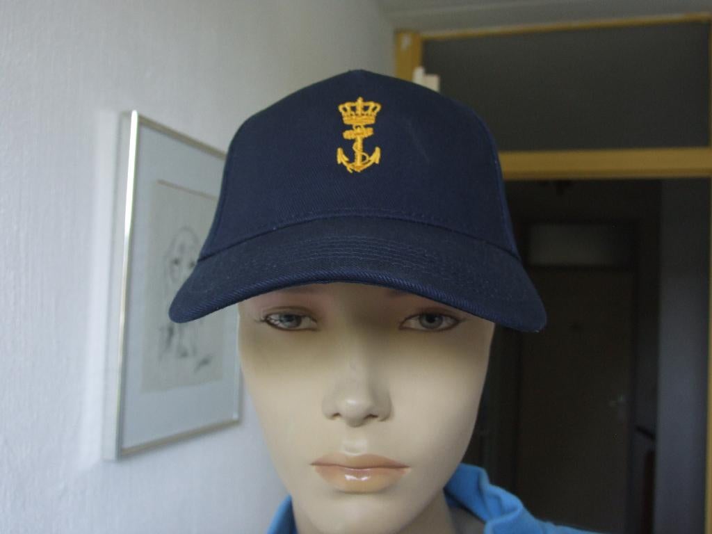 Pet,Cap,Koninklijke,Marine,Onklaar,Anker, Verzenden, Marine, Nederland, Helm of Baret