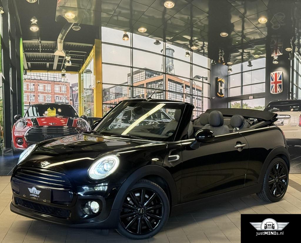MINI COOPER CABRIO 136 pk NAVI LED 17" UNION JACK 1e eig, Voorwielaandrijving, 136 pk, Gebruikt, 4 stoelen
