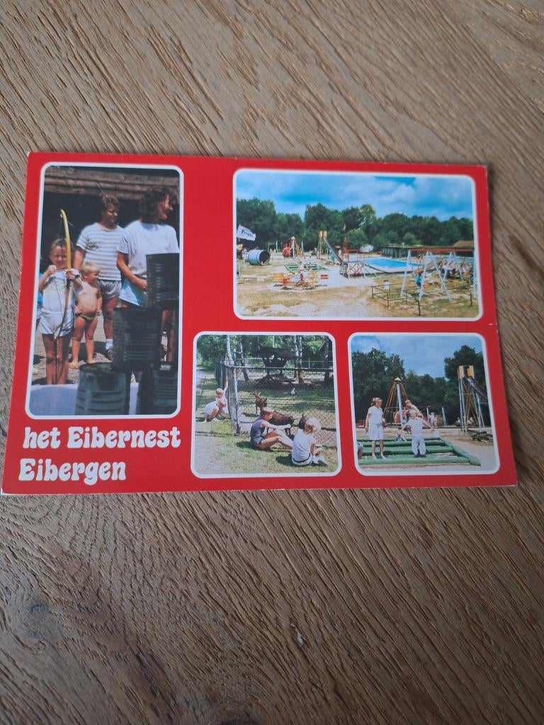 Oude Ansichtkaart Recreatiecentrum Het Eibernest Eibergen, Ophalen of Verzenden, 1980 tot heden, Gelopen, Gelderland