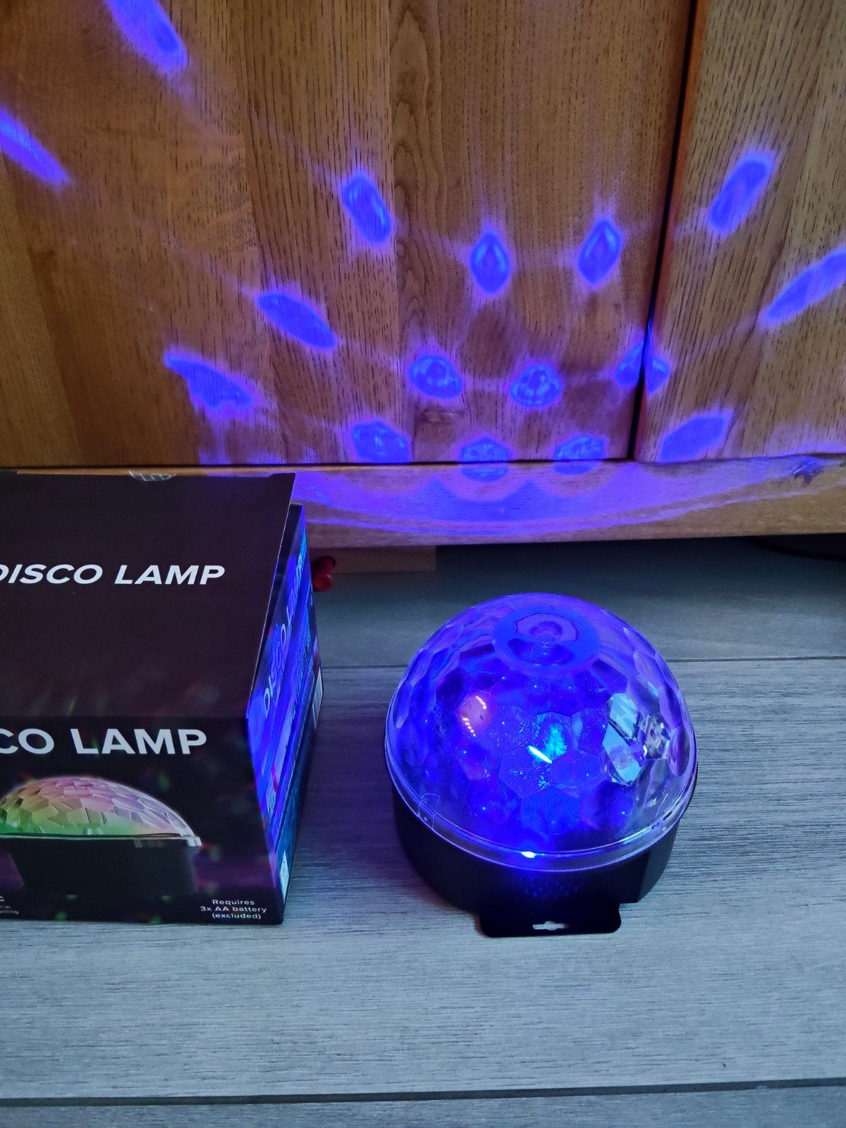 Disco lamp, Ophalen of Verzenden, Zo goed als nieuw, Discobol, Geluidgestuurd