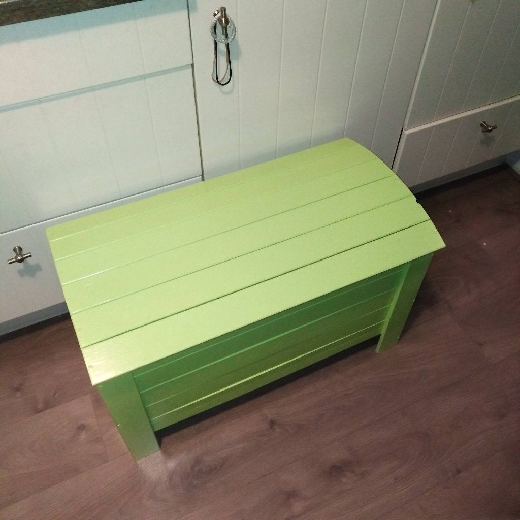 Opbergkist groen, Ophalen, Gebruikt, Minder dan 50 cm, 75 tot 100 cm