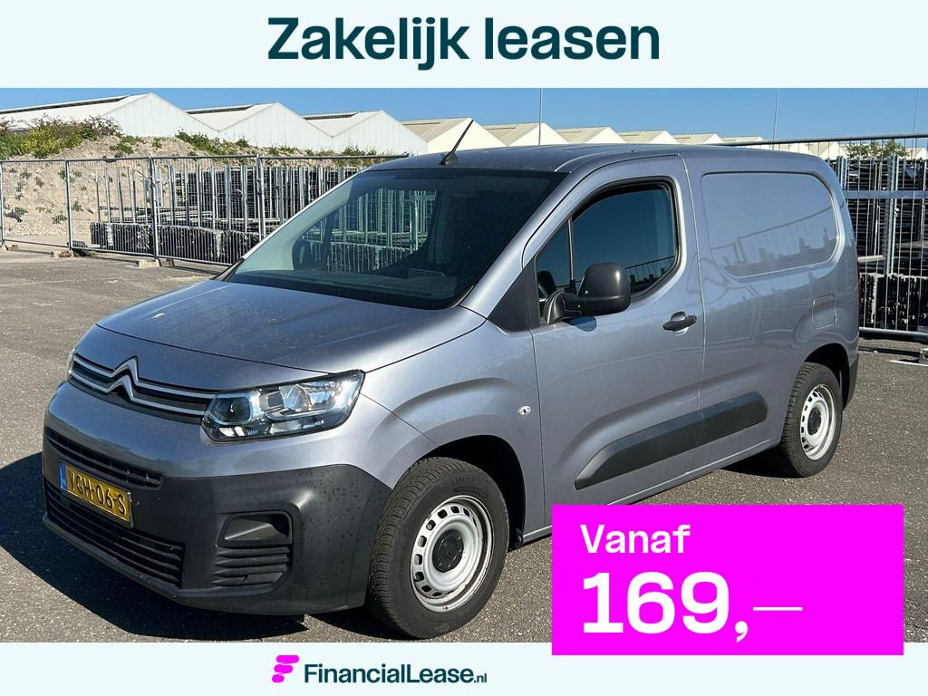 Citroen Berlingo 1.5 BlueHDI Control, Auto's, Bestelauto's, Bedrijf, Lease, Financial lease, ABS, Airconditioning, Alarm, Bluetooth