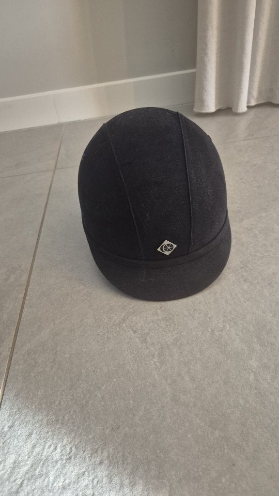 Charles owen cap, Dieren en Toebehoren, Paardrijkleding, Ophalen, Blauw, Gebruikt, Dressuur