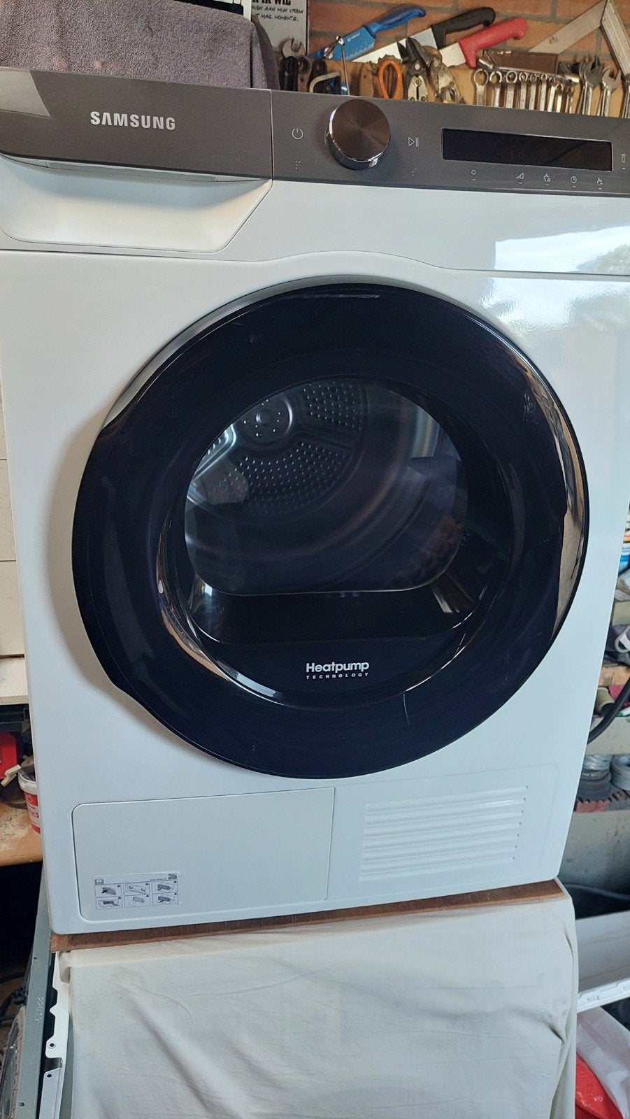 samsung warmtepomp condensdroger, Witgoed en Apparatuur, Was-droogcombinaties, 6 tot 8 kg, Ophalen, 85 tot 90 cm
