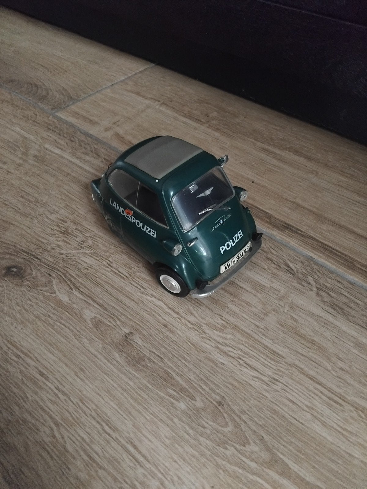 Revell BMW Isetta 250 Duitse LANDESPOLIZEI 1961 Groen 1:18 B, Ophalen of Verzenden, Revell