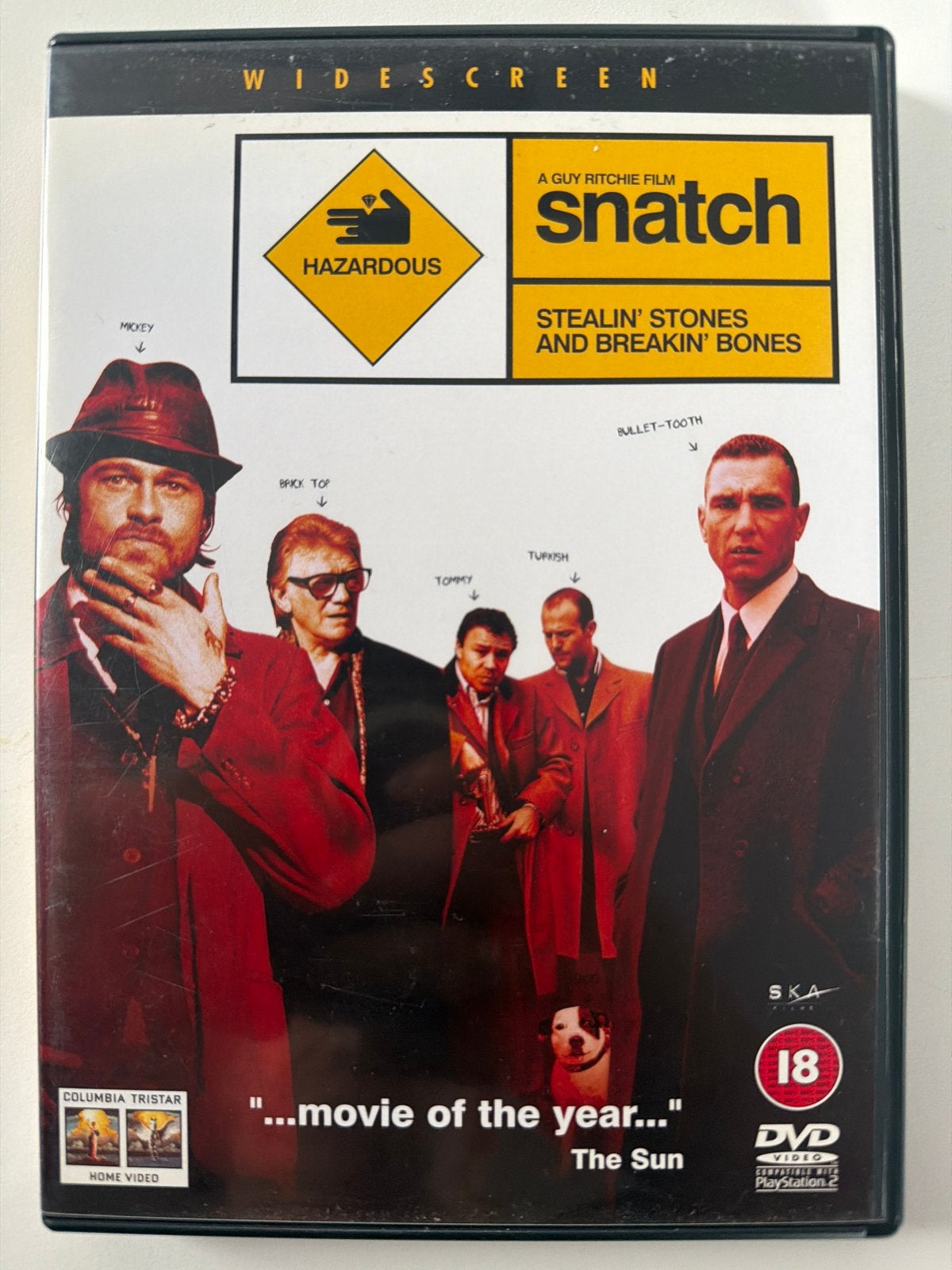 Snatch (DVD) - Guy Ritchie film met Brad Pitt, Cd's en Dvd's, Dvd's | Thrillers en Misdaad, Vanaf 18 jaar, Maffia en Misdaad, Ophalen of Verzenden