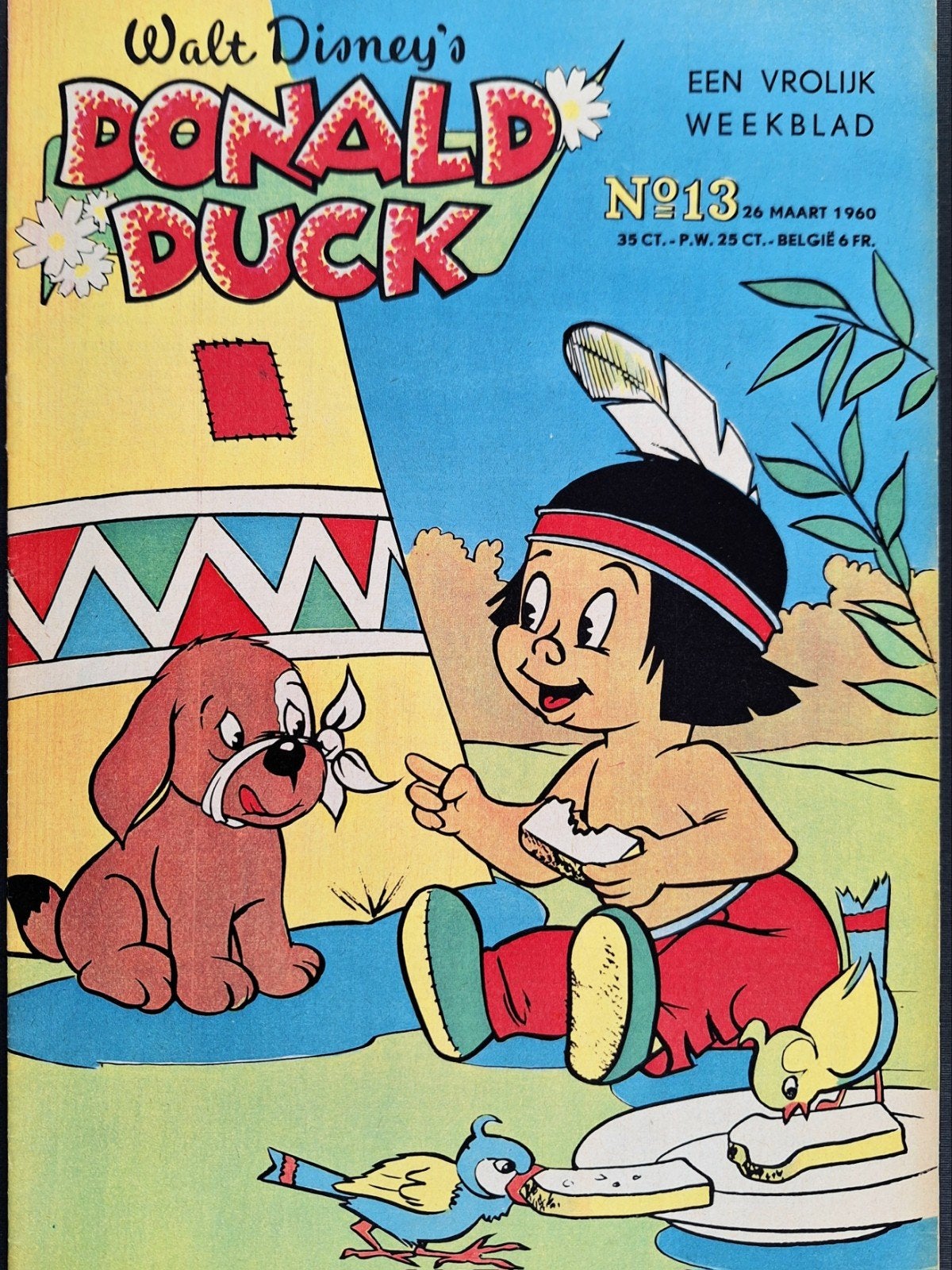 Donald Duck 1960 nr. 13, Eén stripboek, Ophalen of Verzenden, Zo goed als nieuw