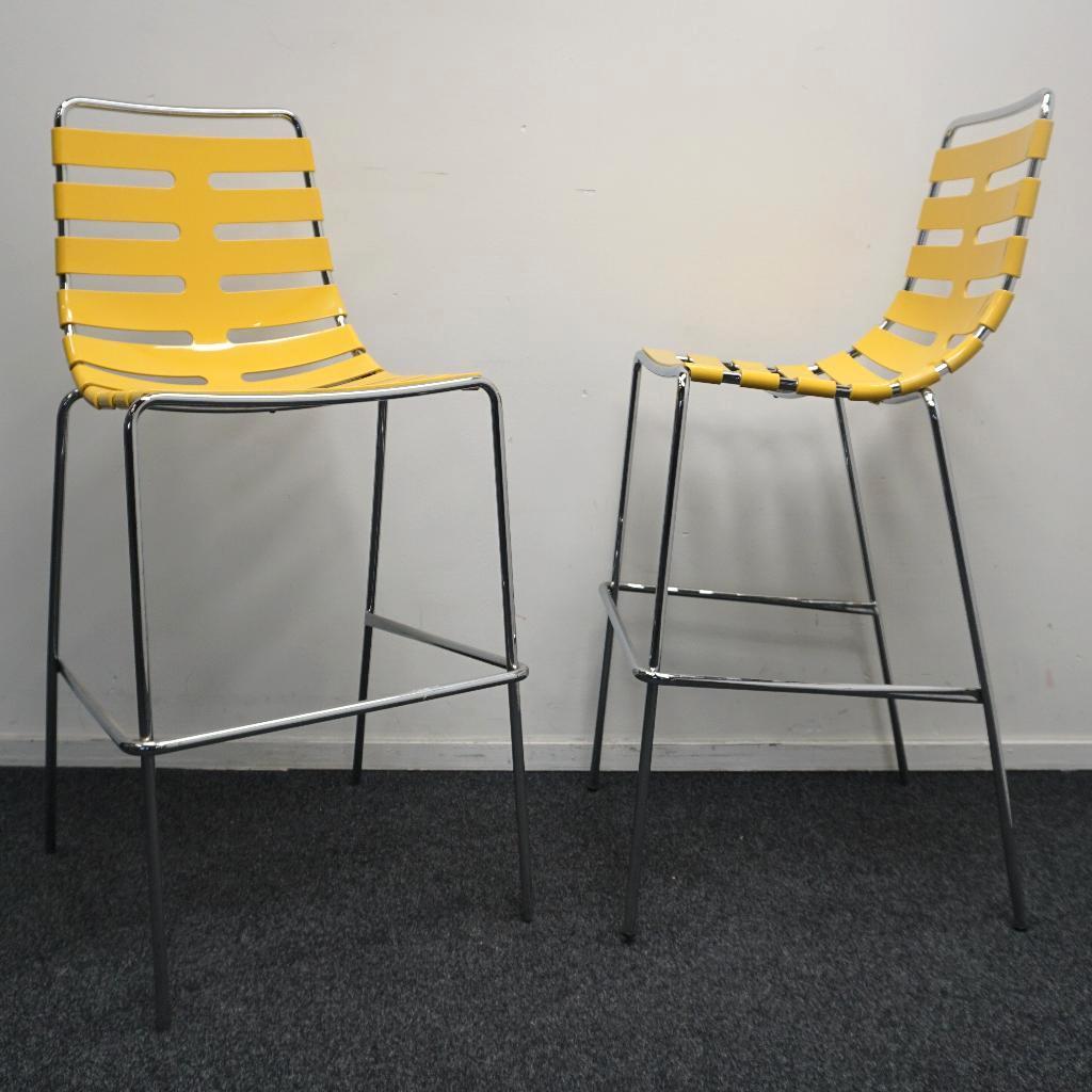 Casprini Body to Body Barkrukken | Designkruk | Geel, Huis en Inrichting, Barkrukken, -, 60 tot 90 cm, Ophalen of Verzenden, -