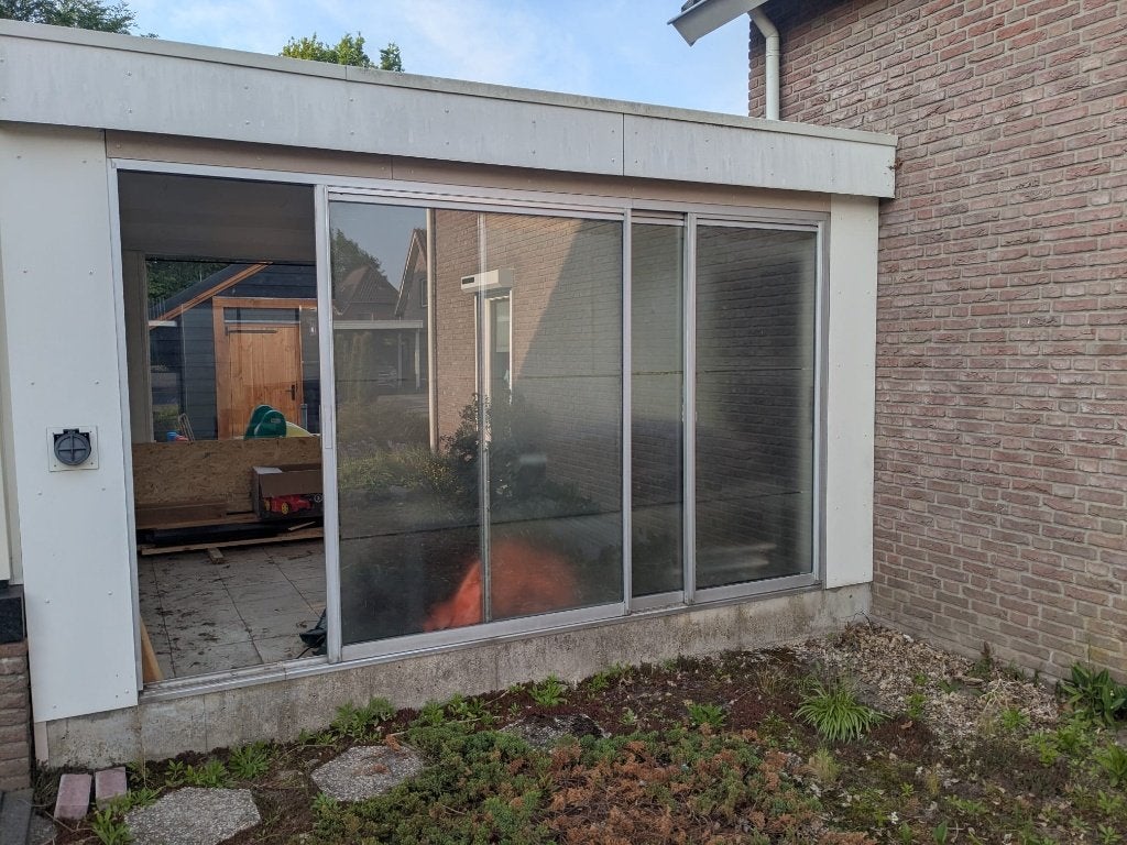aluminium  schuifpui, Ophalen, Gebruikt, 225 cm of meer, Aluminium