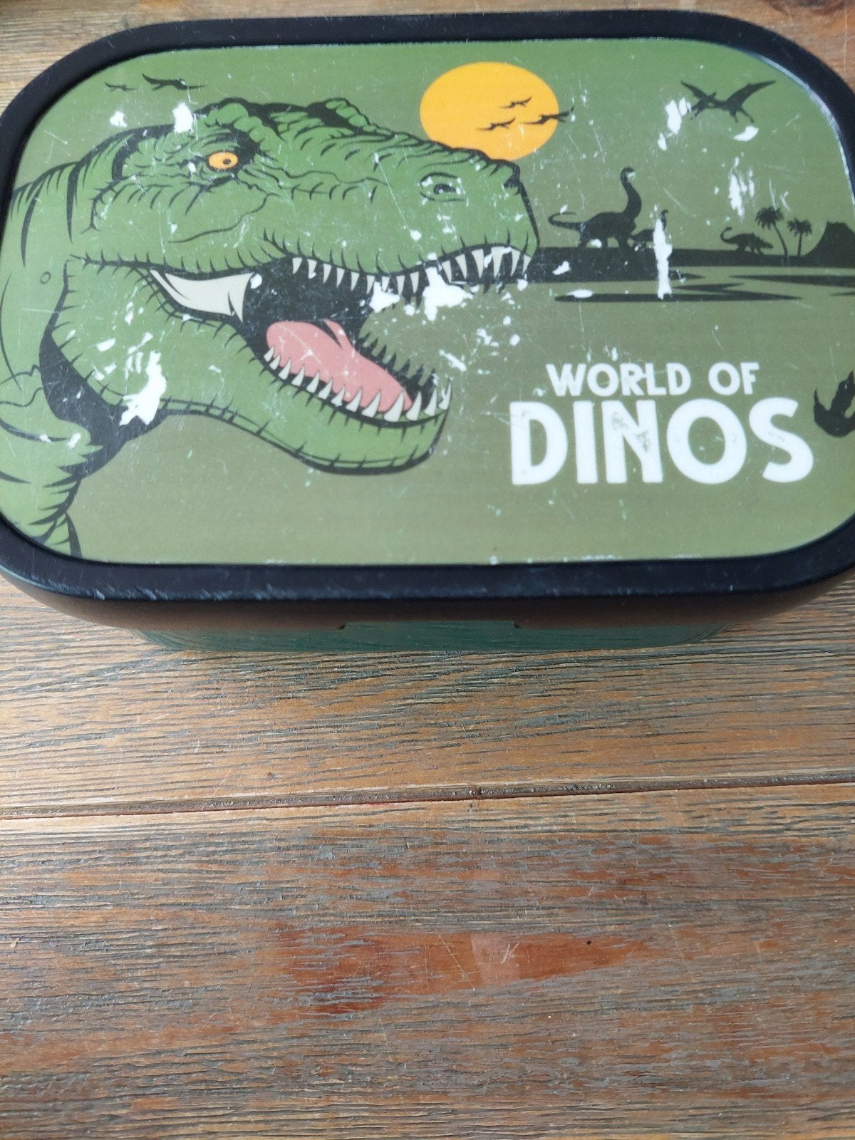 Dinosaurus Broodtrommel - World of Dinos, Ophalen of Verzenden, Gebruikt