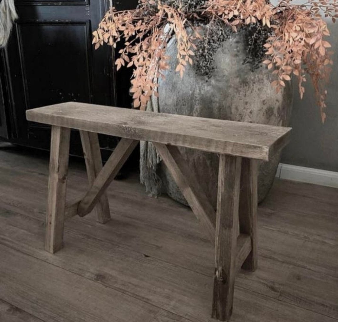 ~Stoer Sober Landelijk Houten Bankje~, Ophalen of Verzenden, Nieuw