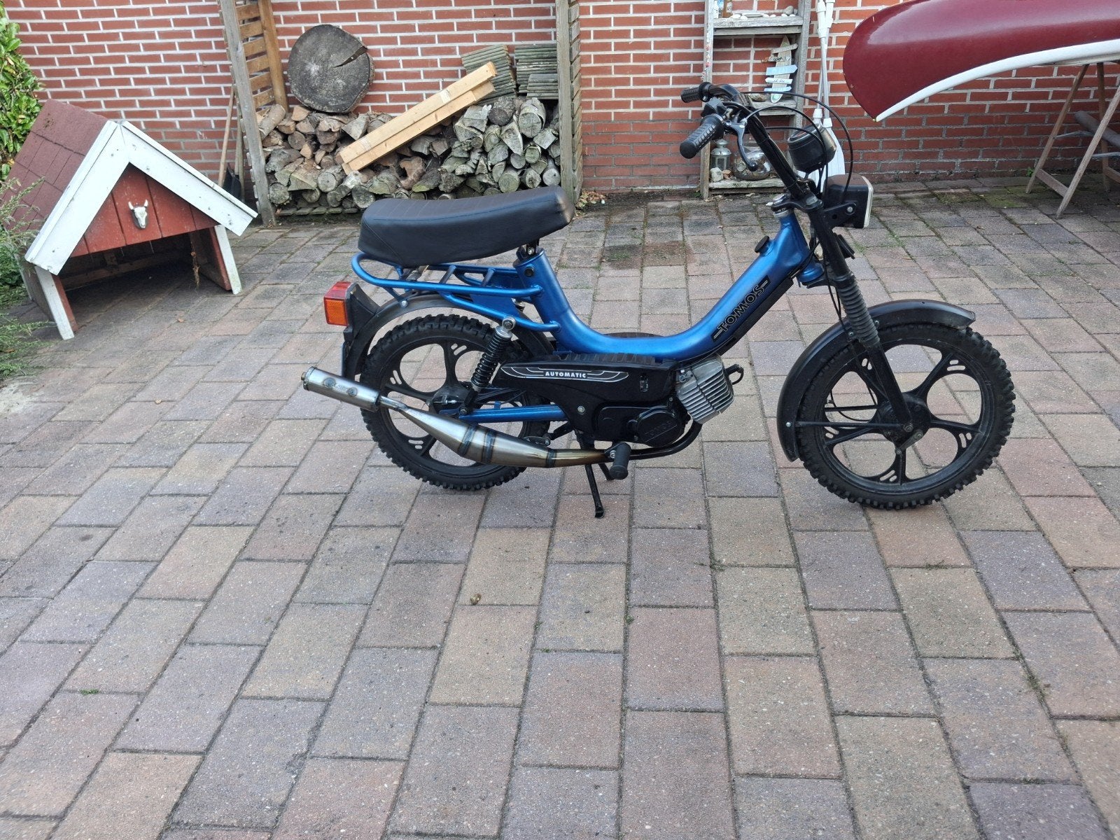 Tomos Flexer bromfiets - Blauw, goede staat, Fietsen en Brommers, Verzenden, Gebruikt, Maximaal 45 km/u, Flexer