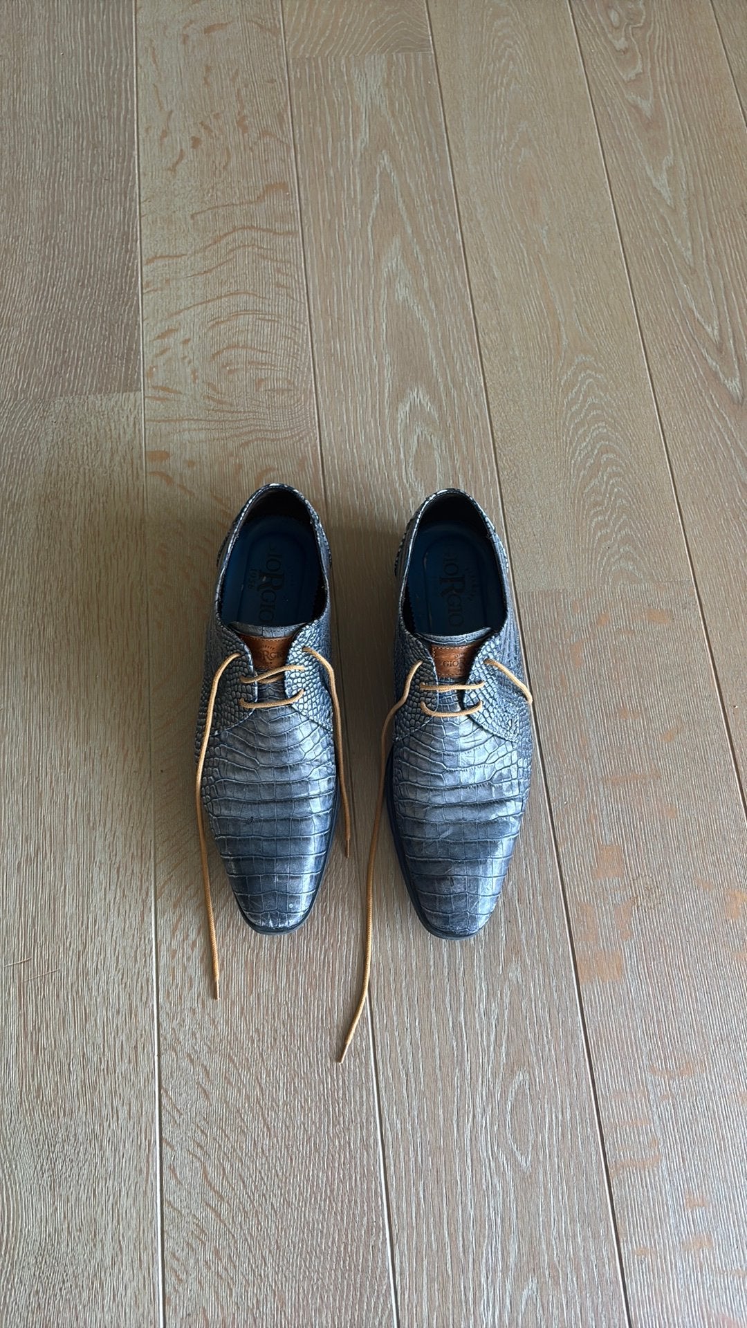 Giorgio nette heren schoenen, Blauw, Ophalen of Verzenden, Zo goed als nieuw, Veterschoenen