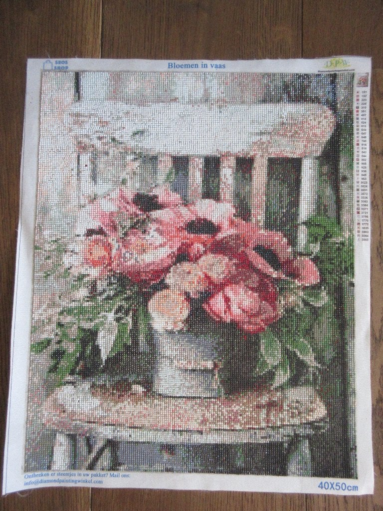 diamond painting schilderij gemaakt (zonder lijst), Ophalen of Verzenden, Overige typen