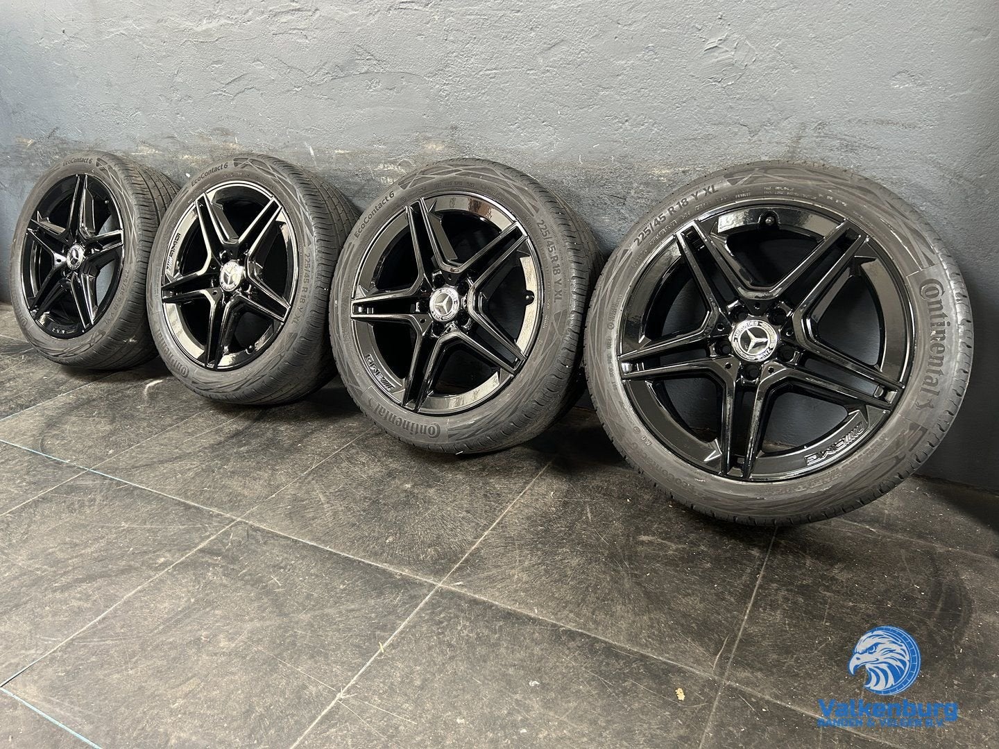 6-7mm! Originele Mercedes A B CLA Klasse W177 W247 C118 18 i, Auto-onderdelen, Banden en Velgen, 18 inch, Gebruikt, -, -